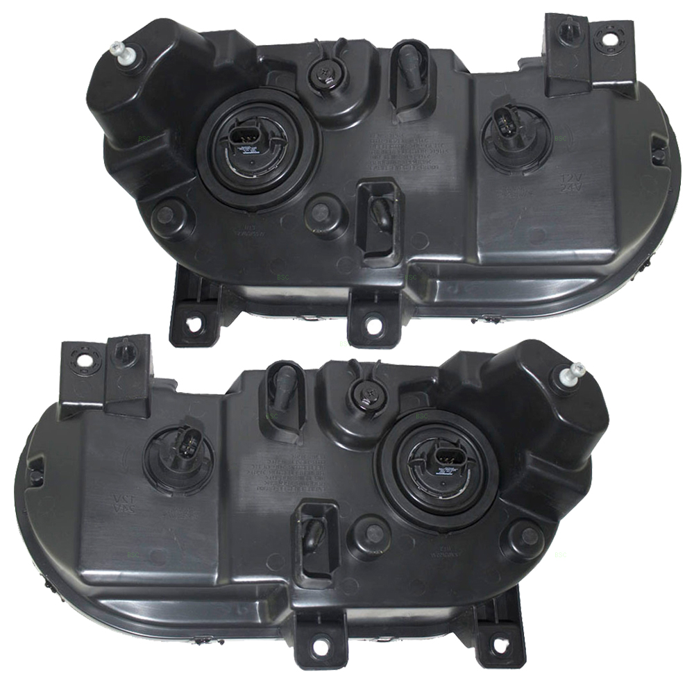 0814 Dodge Challenger New Pair Set Halogen Headlight Headlamp Lens Housing