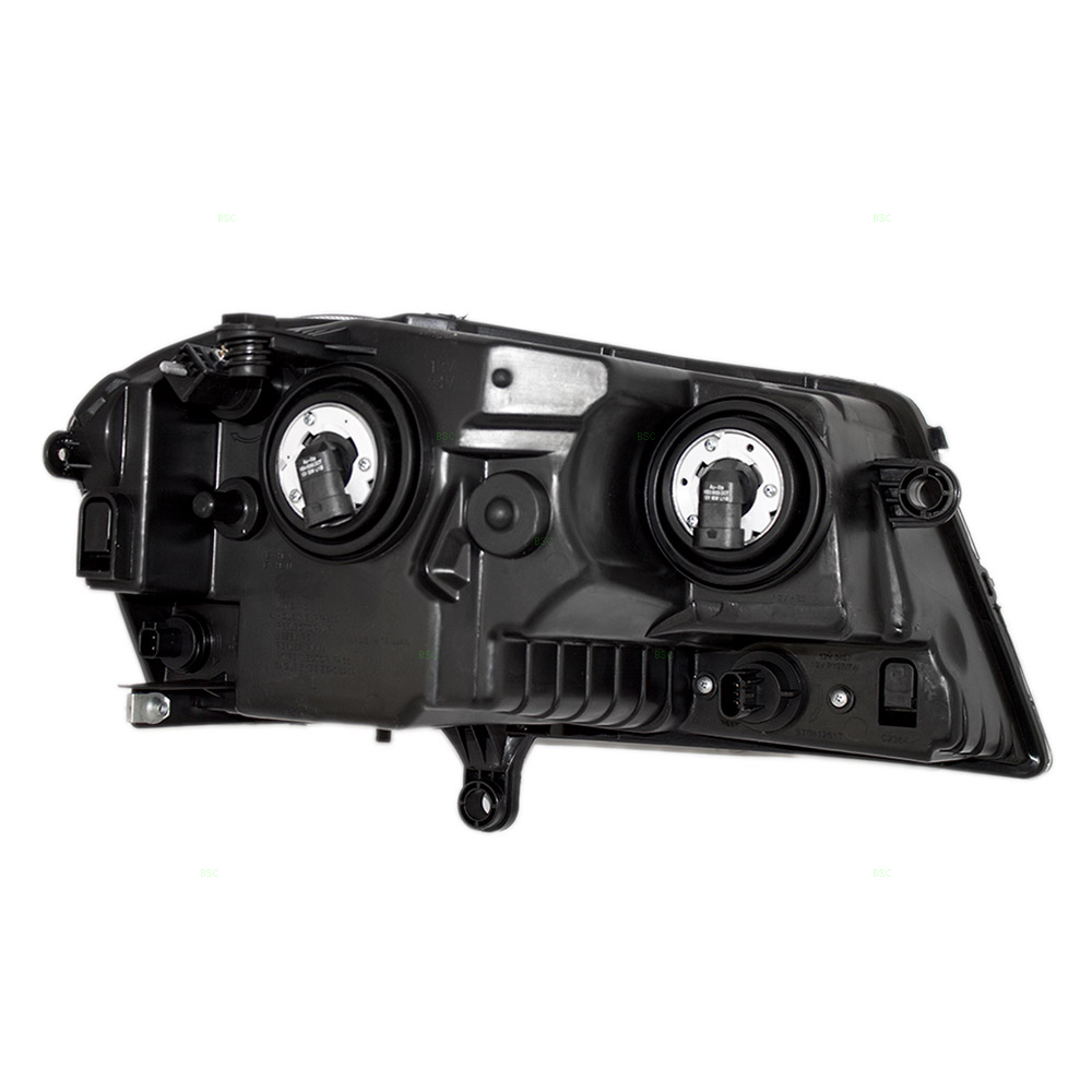 0813 Dodge Avenger Drivers Headlight Assembly Black Bezel