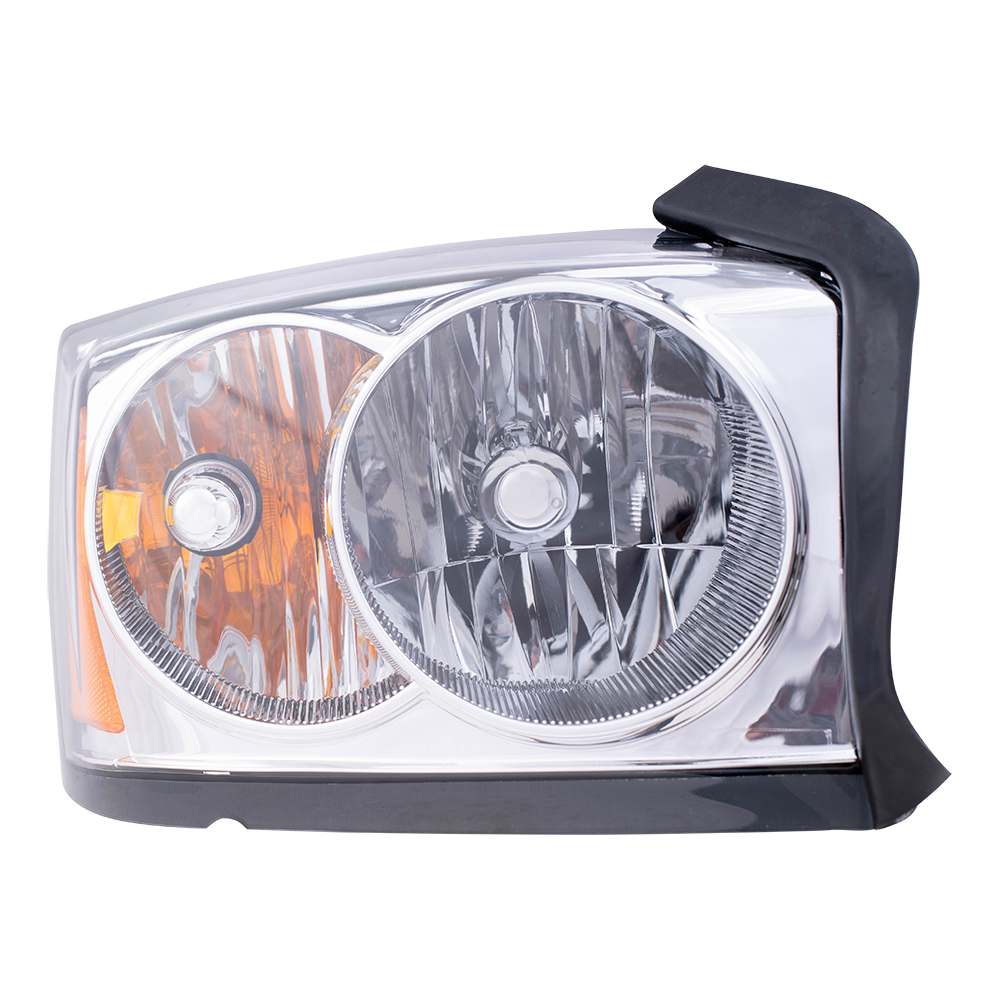 05 Dodge Dakota Pickup Truck New Pair Set Headlight Headlamp Lens Assembly with