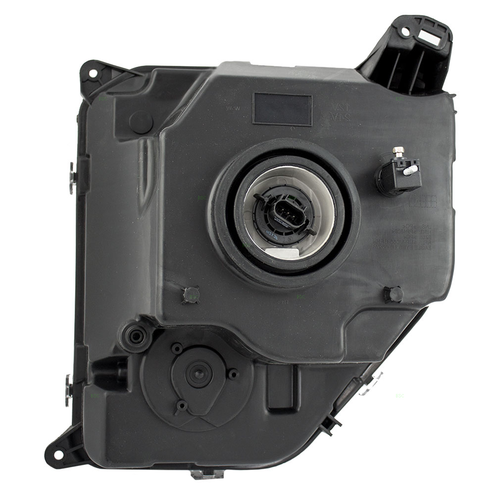 0812 Jeep Liberty Passengers Headlight Assembly Chrome Bezel