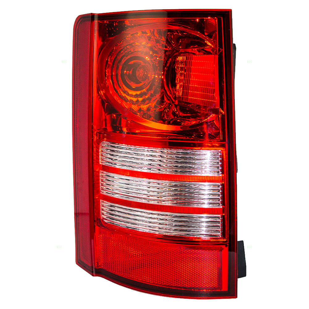 AutoandArt.com - 08-10 Chrysler Town & Country Van New Drivers Taillight Taillamp Lens Assembly DOT 2010 Town And Country Tail Light Bulb