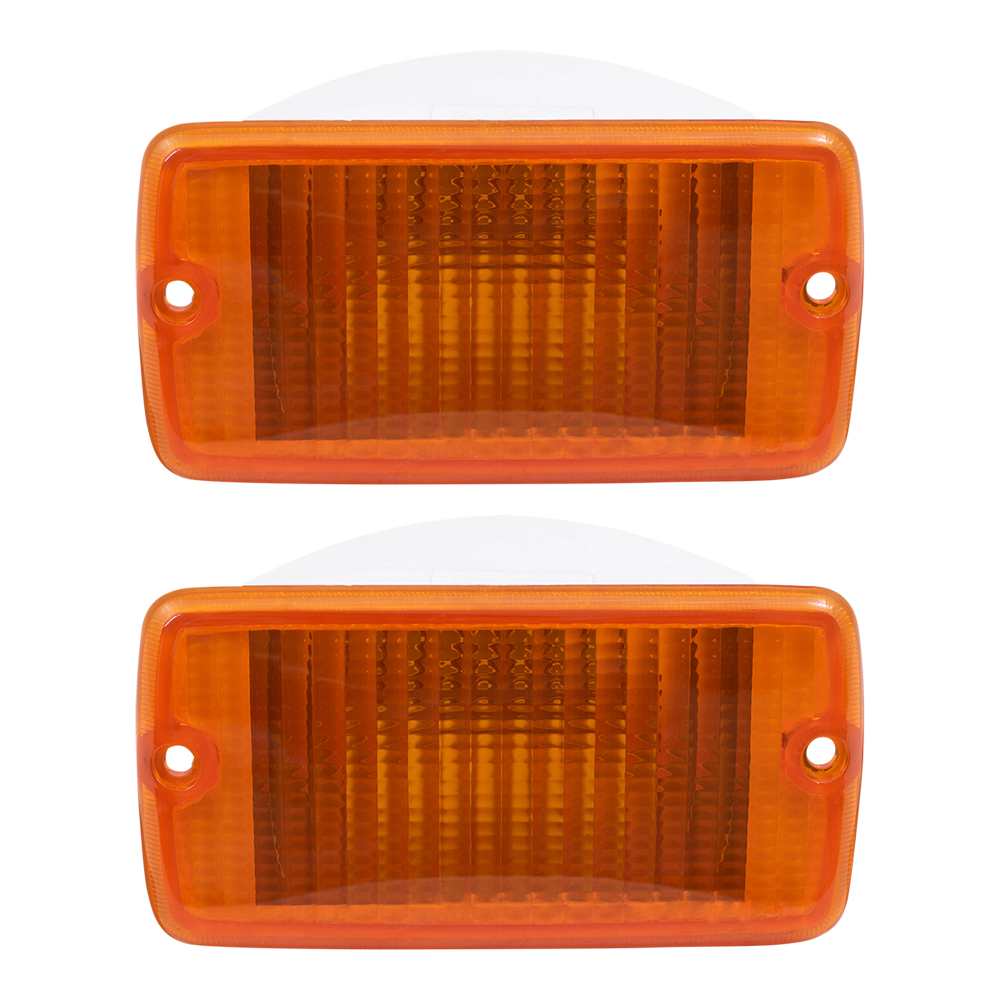 9700 Jeep Wrangler Set of Front Park Signal Marker Lights
