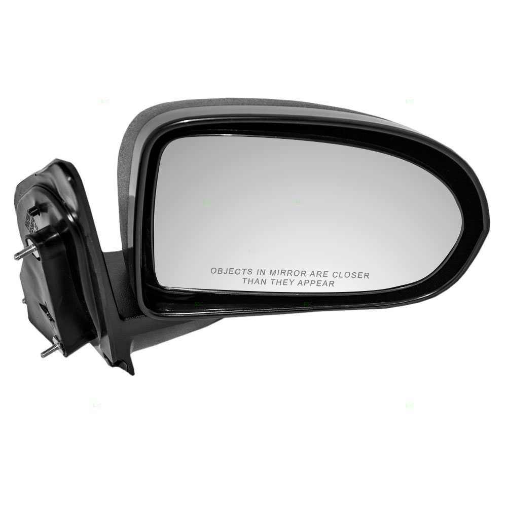 0714 Jeep Compass Passengers Side View Manual Mirror Textured Assembly