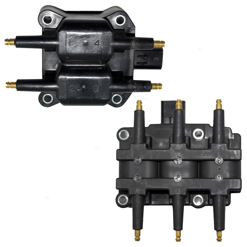New 2Piece Set Ignition Spark Plug Coil Pack Module