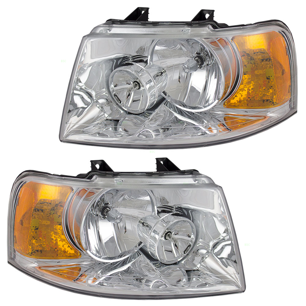 0306 Ford Expedition SUV New Pair Set Headlight
