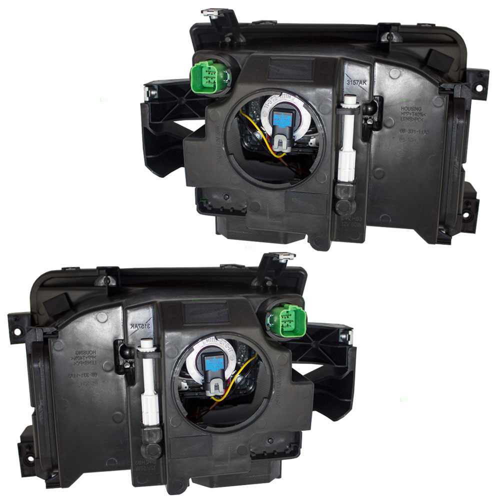 0710 Lincoln MKX Set of Headlights