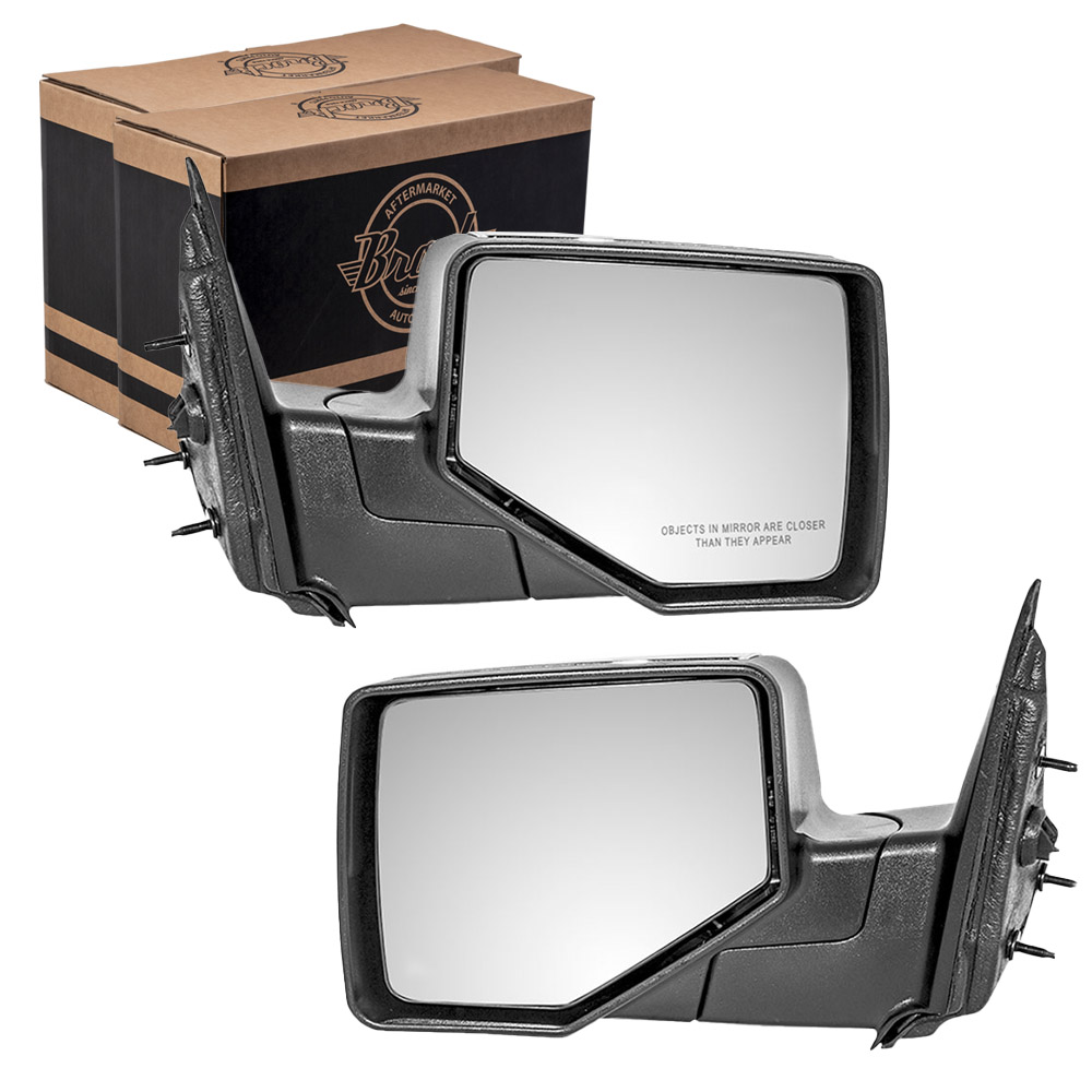 0611 Ford Ranger Pickup Truck Set of Side View Manual Mirrors Textured