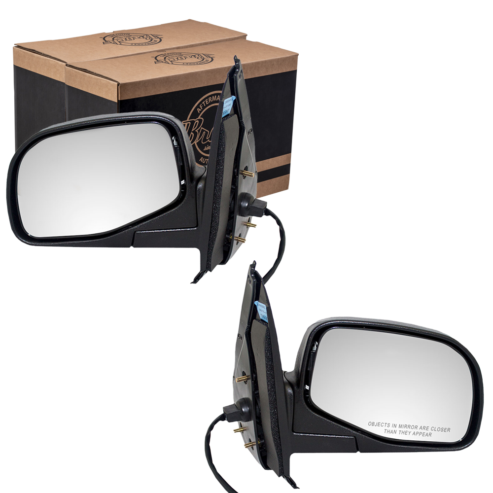 Ford Explorer & Sport Mercury Mountaineer Set of Side View Power Mirrors with Puddle Lamp