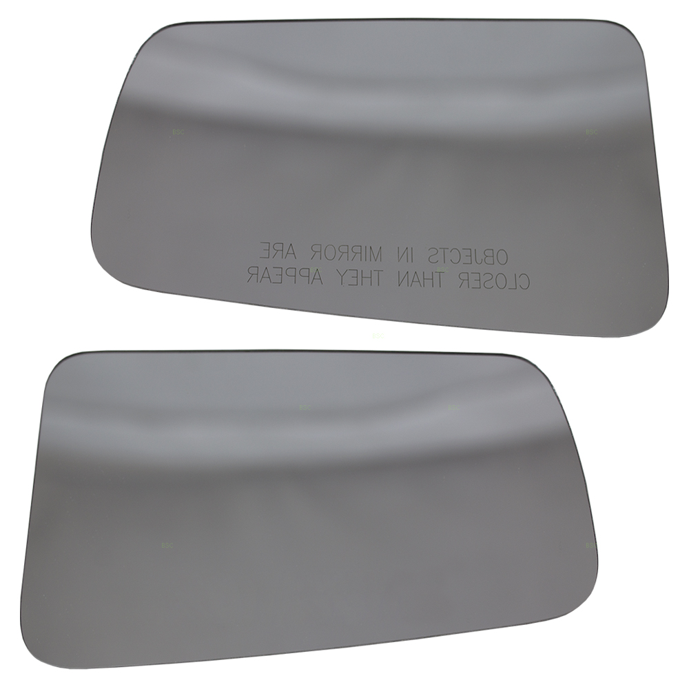 08 09 10 11 Ford Focus Set of Side View Mirror Glass w/ Adhesive Strips