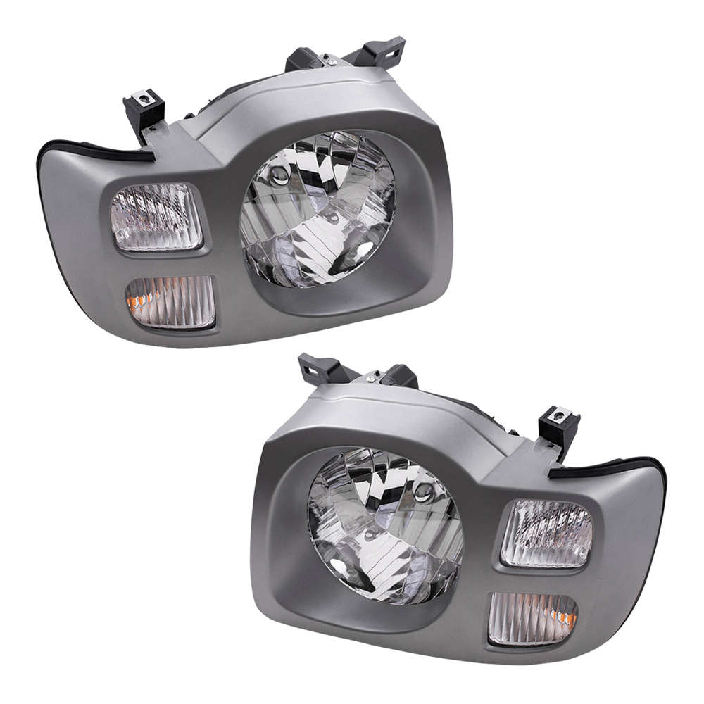 0204 Nissan Xterra New Pair Set Headlight Headlamp