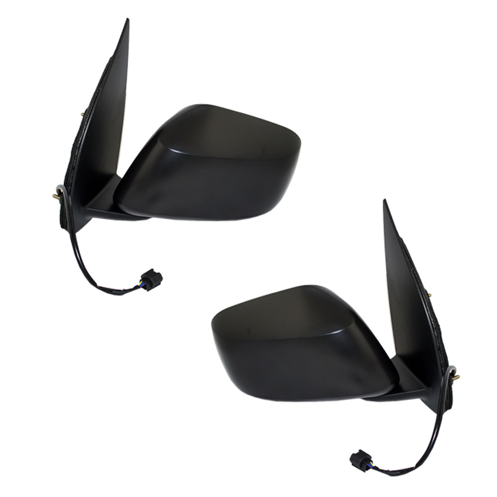 Nissan Frontier Xterra Suzuki Equator Pickup Truck Set of Side View Power Mirrors