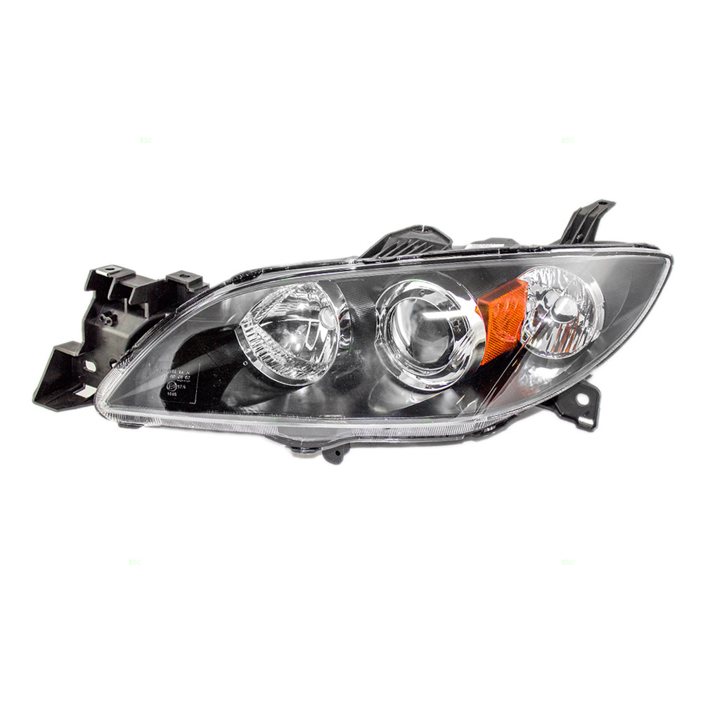 0409 Mazda 3 Mazda3 Drivers Halogen Type Headlight Assembly