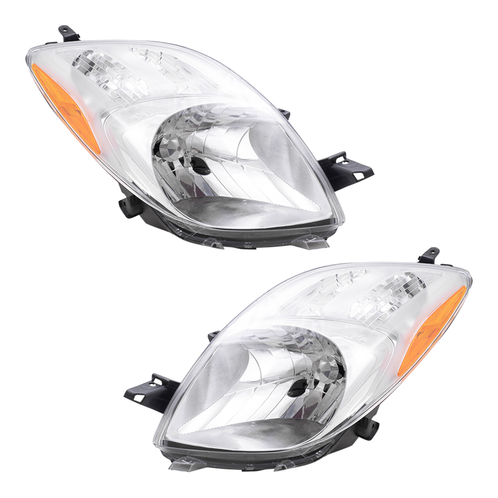 0708 Toyota Yaris New Pair Set Headlight Headlamp