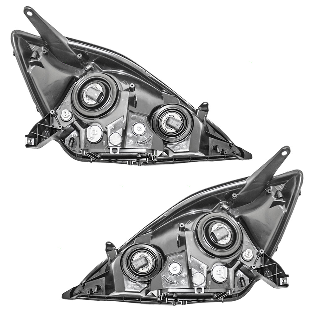 0405 Toyota Sienna Van New Pair Set Halogen Headlight