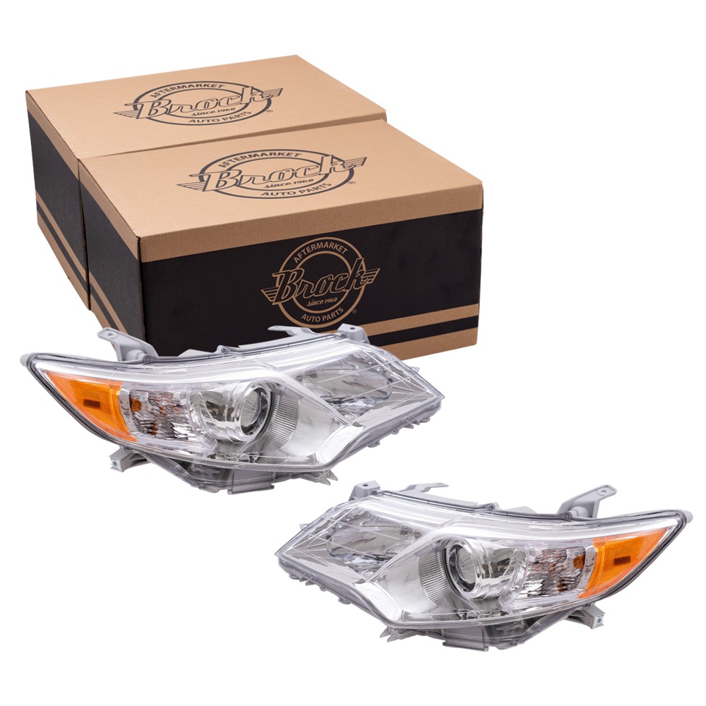 1214 Toyota Camry & Hybrid New Pair Set Headlight