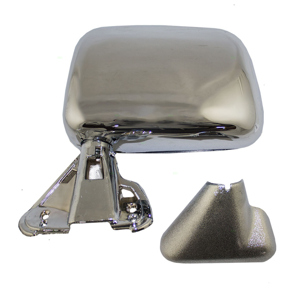 Toyota Pickup Truck 4Runner Drivers Side View Manual Chrome Door