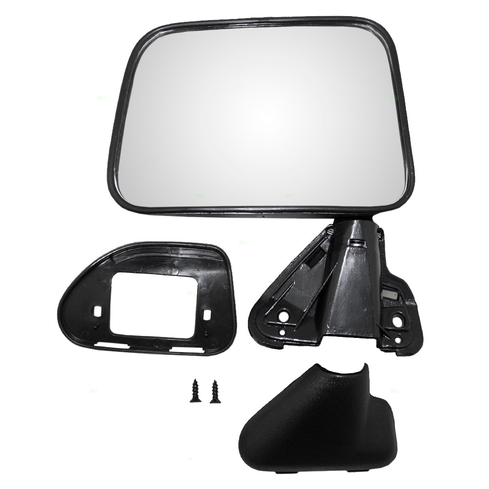 Toyota Pickup Truck 4Runner Drivers Side View Manual Mirror Textured
