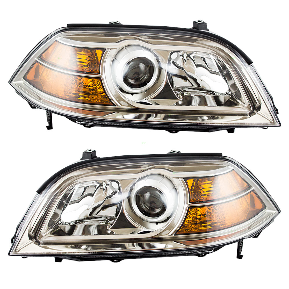 0406 Acura MDX Set of Halogen Combination Headlamps Headlights w