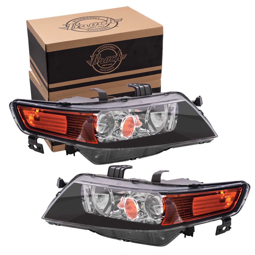 0405 Acura TSX New Pair Set HID Headlight Headlamp