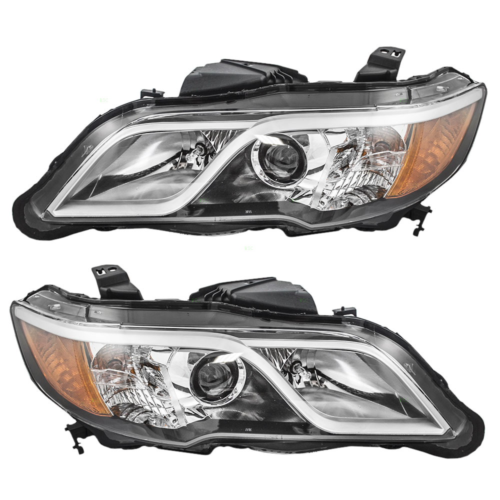 1316 Acura RDX Set of Halogen Headlights Headlamps
