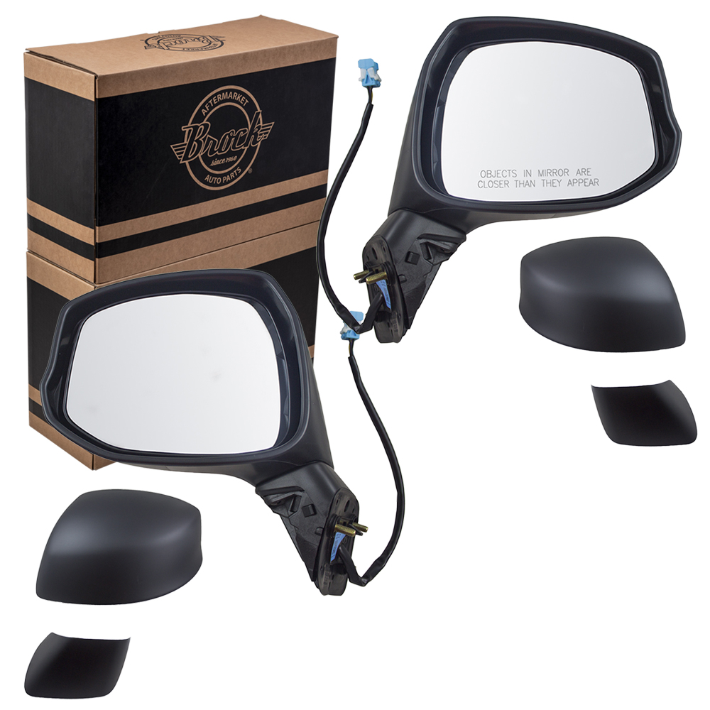 2012 2013 Honda Civic Set of Side View Power Mirrors Heated