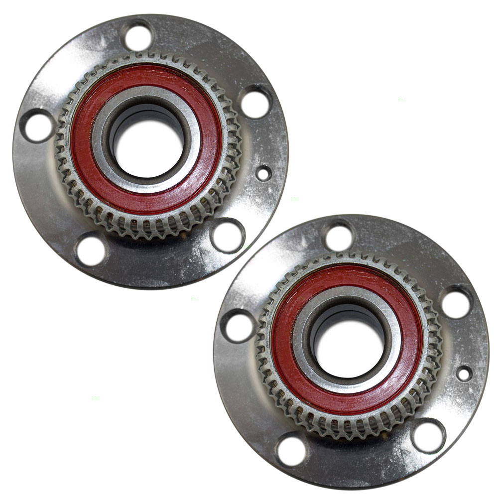 Audi TT Volkswagen Beetle Golf Jetta New Pair Set Rear Wheel Hub Bearing Assembly