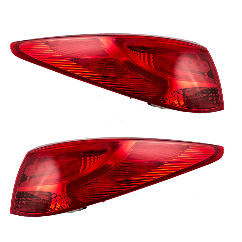 AutoandArt.com - 10-12 Hyundai Tucson SUV New Pair Set Taillight ...