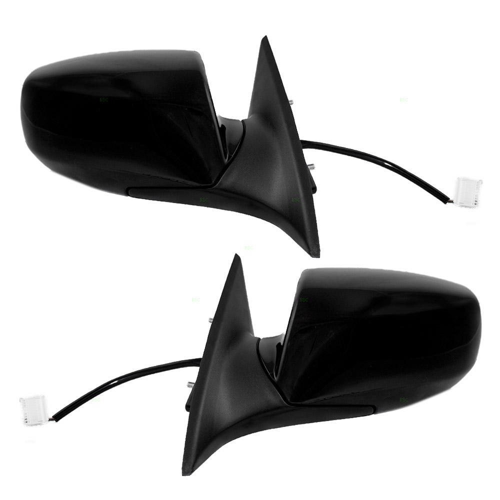 1014 Hyundai Genesis Coupe New Pair Set Power Side View Mirror Glass Housing