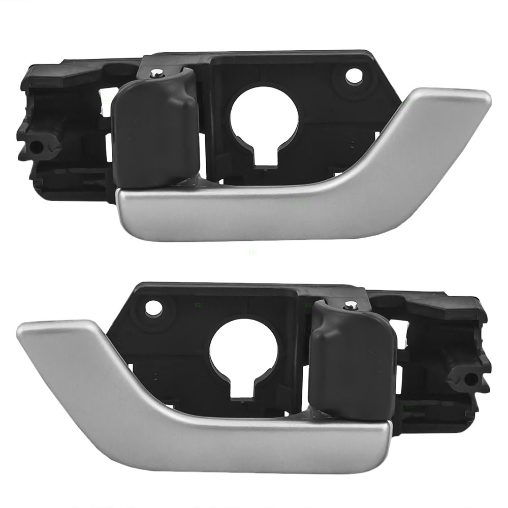 0308 Hyundai Tiburon Set of Inside Front Door Handles with Silver