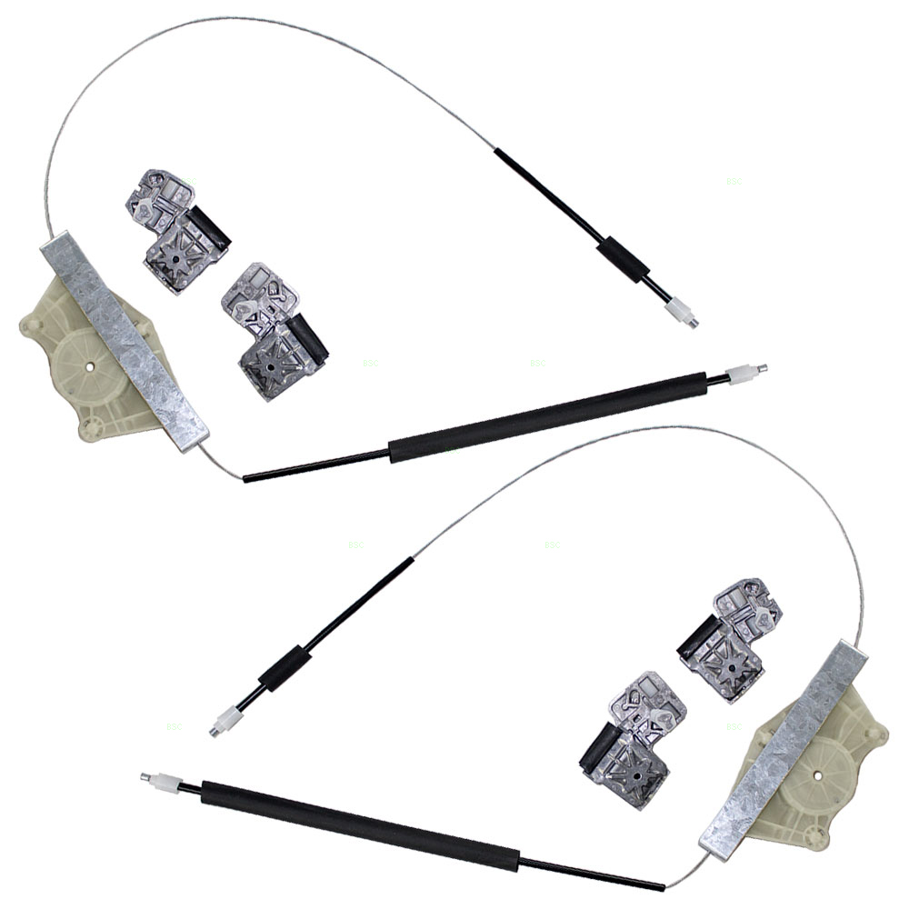 9905 Volkswagen Jetta Golf Set of Front Power Window Lift Regulator