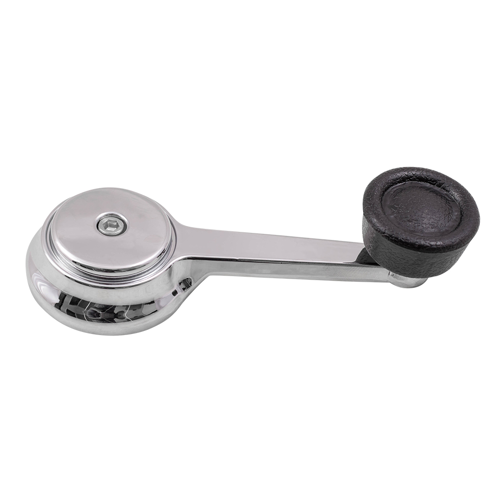 Jeep SUV Pickup Truck Manual Window Crank Chrome Handle with Black Knob