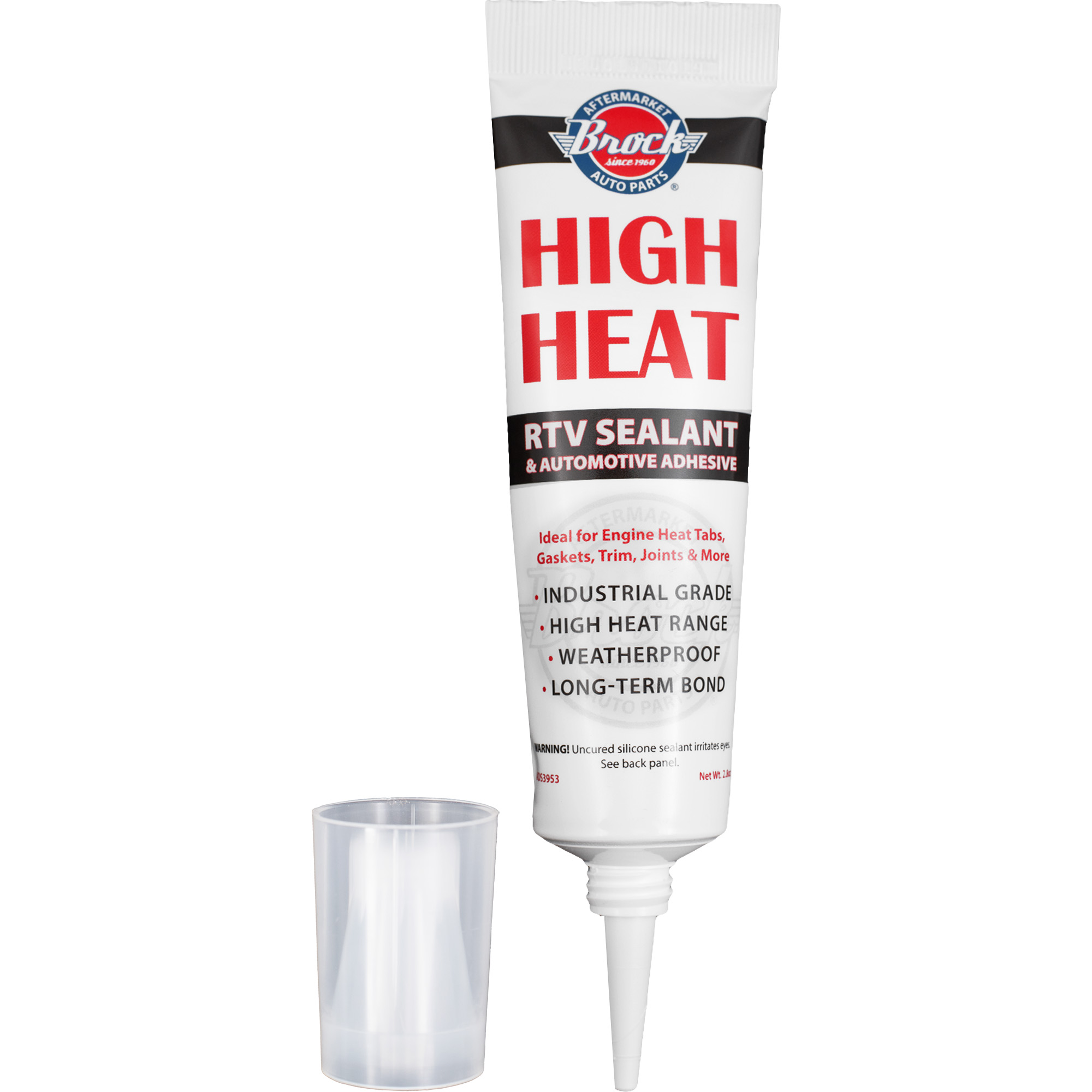 Engine Heat Tabs Brock Supply High Heat Auto Sealant & Adhesive 2.8oz