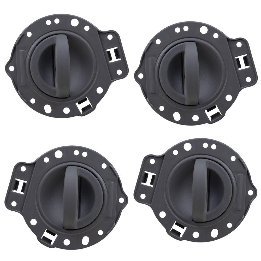 0610 Jeep Commander 4 Piece Set of Inside Gray Door Handles with
