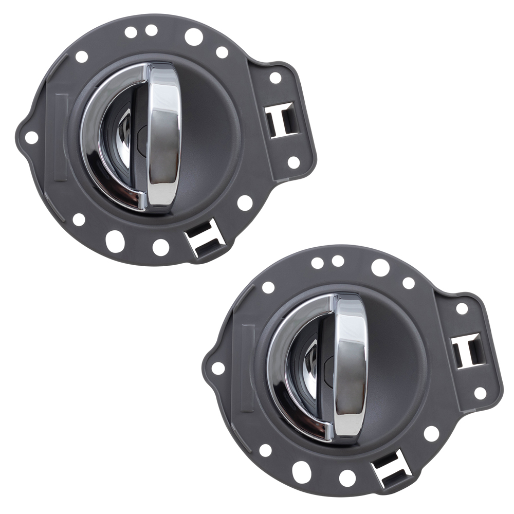 0610 Jeep Commander New Drivers Set Inside Interior Door Handle Chrome with