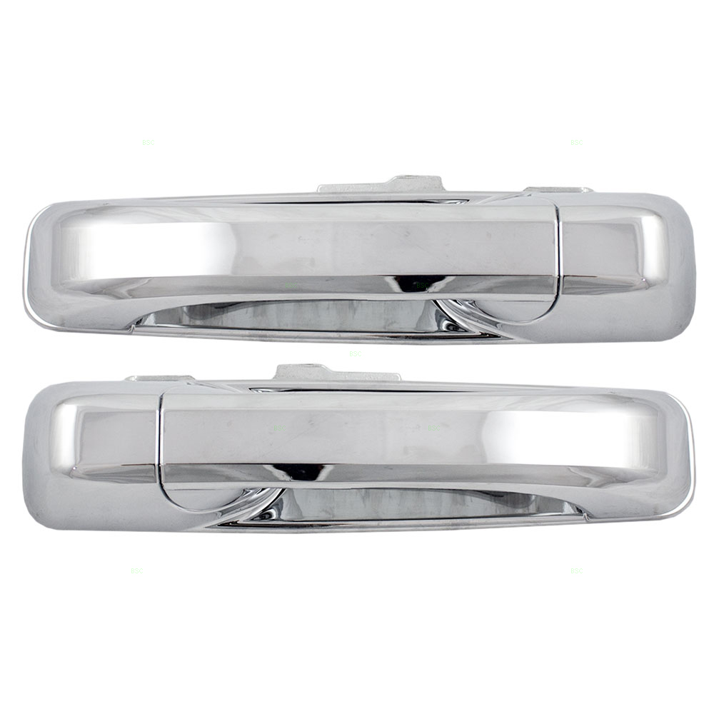 0510 Jeep Commander Grand Cherokee Set of Outside Chrome Door Handles
