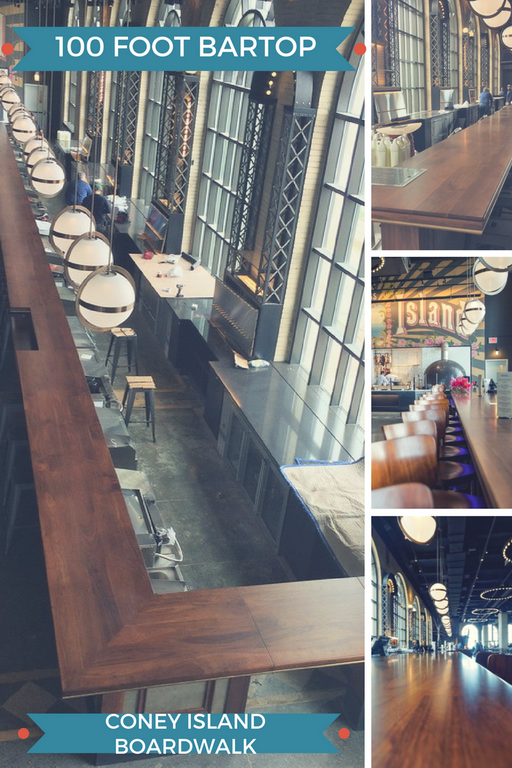 Brooks Custom Installs 100-Foot Walnut Bar Top on Coney Island