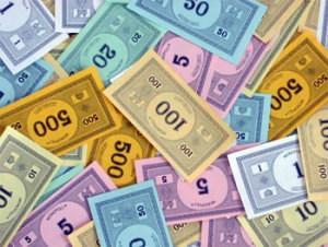 All the monopoly money you can count