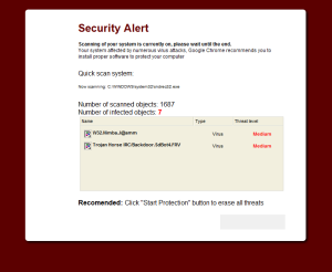 I have a virus! Oh no!!!! I have a virus! Oh no!!!!