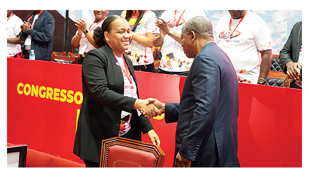 JOÃO LOURENÇO PARABENIZA MARA QUIOSA COMO ELEITA A VICE-PRESIDENTE DO MPLA 