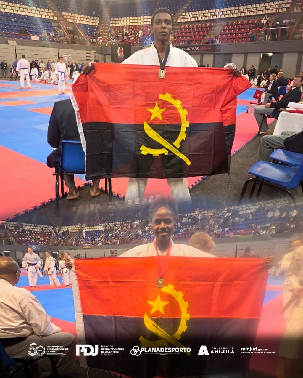 SELECÇÃO INFANTO-JUVENIL CONQUISTA 14 MEDALHAS NA 4ª COPA DE ÁFRICA DA JKA 