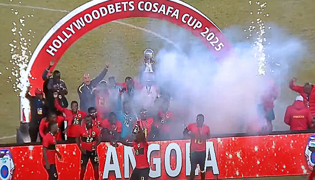 ANGOLA VENCE ÁFRICA DO SUL POR 3-0 E CONQUISTA A TAÇA COSAFA 2025