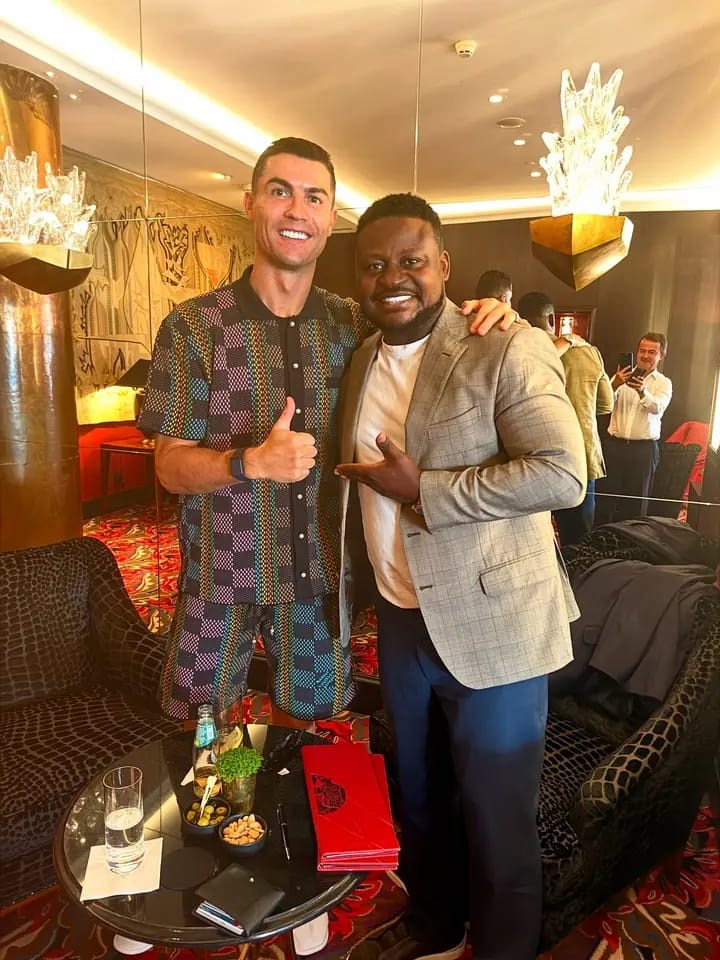MATIAS DAMÁSIO EMOCIONA-SE EM ENCONTRO COM CRISTIANO RONALDO
