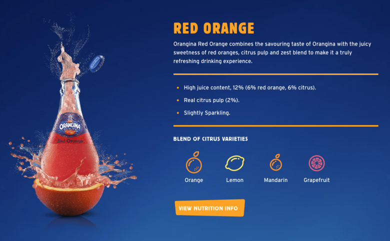 An aesthetically interesting, but still completely legible product description