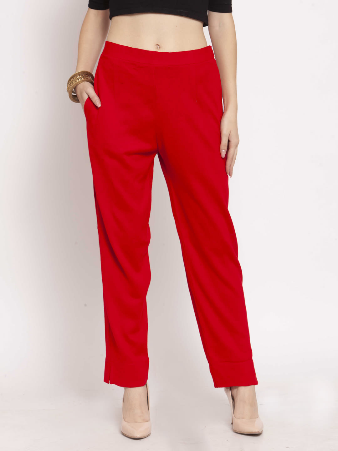 red pencil pants