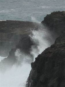 waves rocks portland