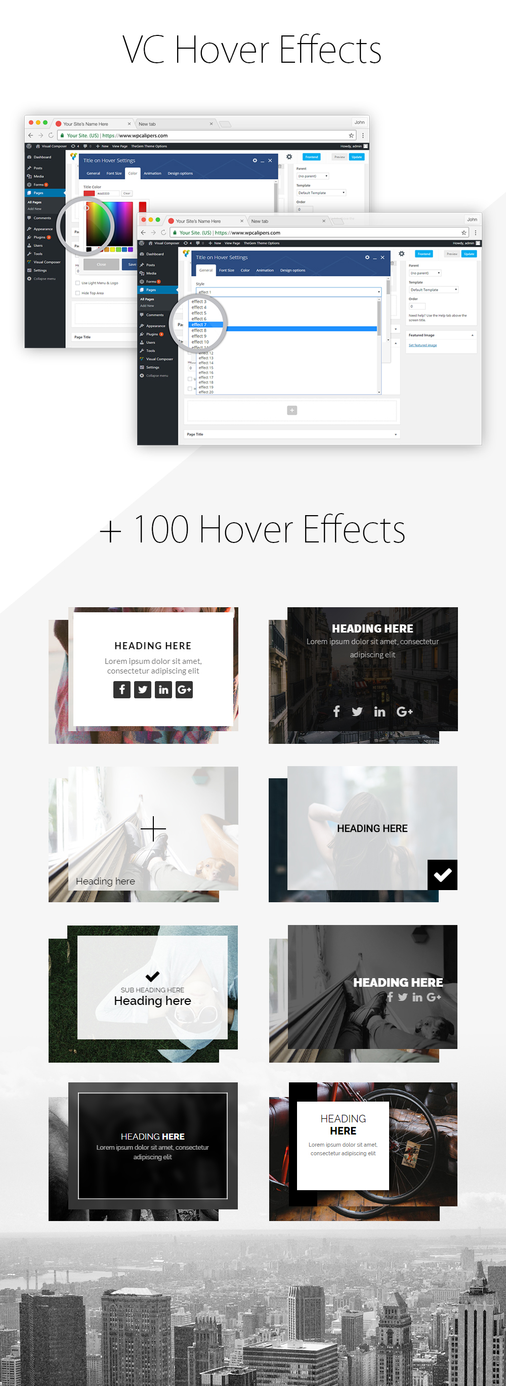 Image Hover Effect Addon For Visual Composer - 1