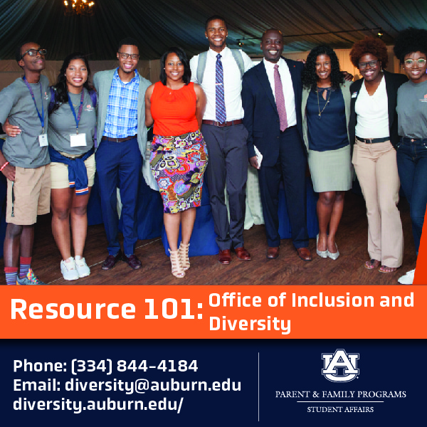 Resource 101Office of Inclusion and The Auburn Family Portal