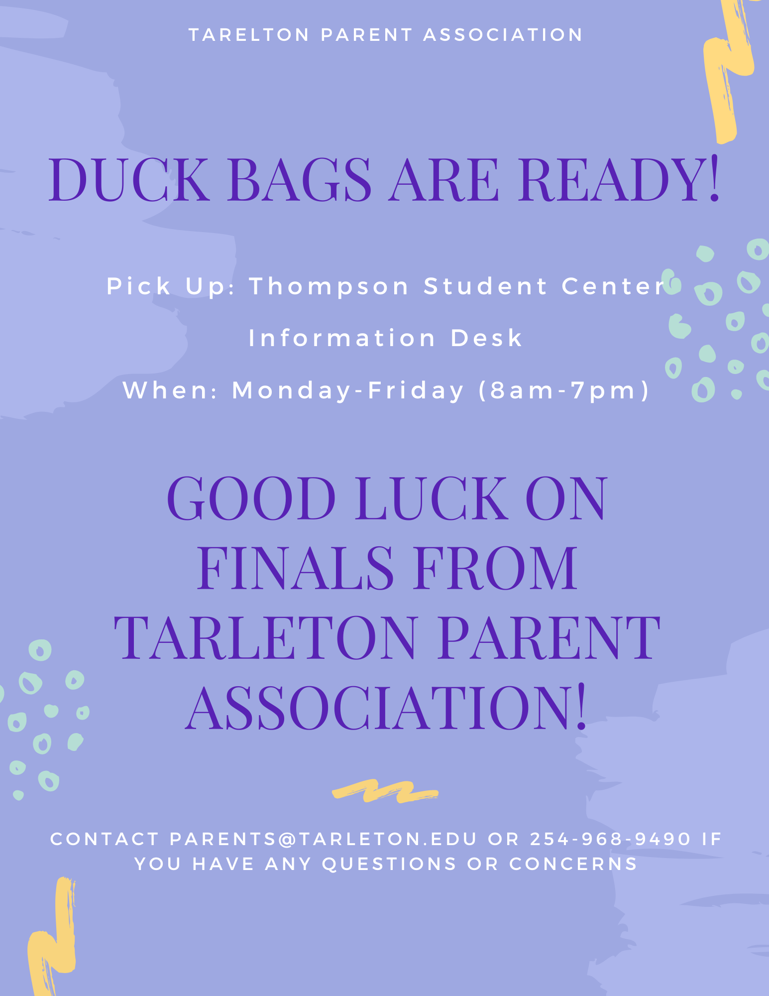 Duck Bags The Tarleton State University Parent and Family Experience
