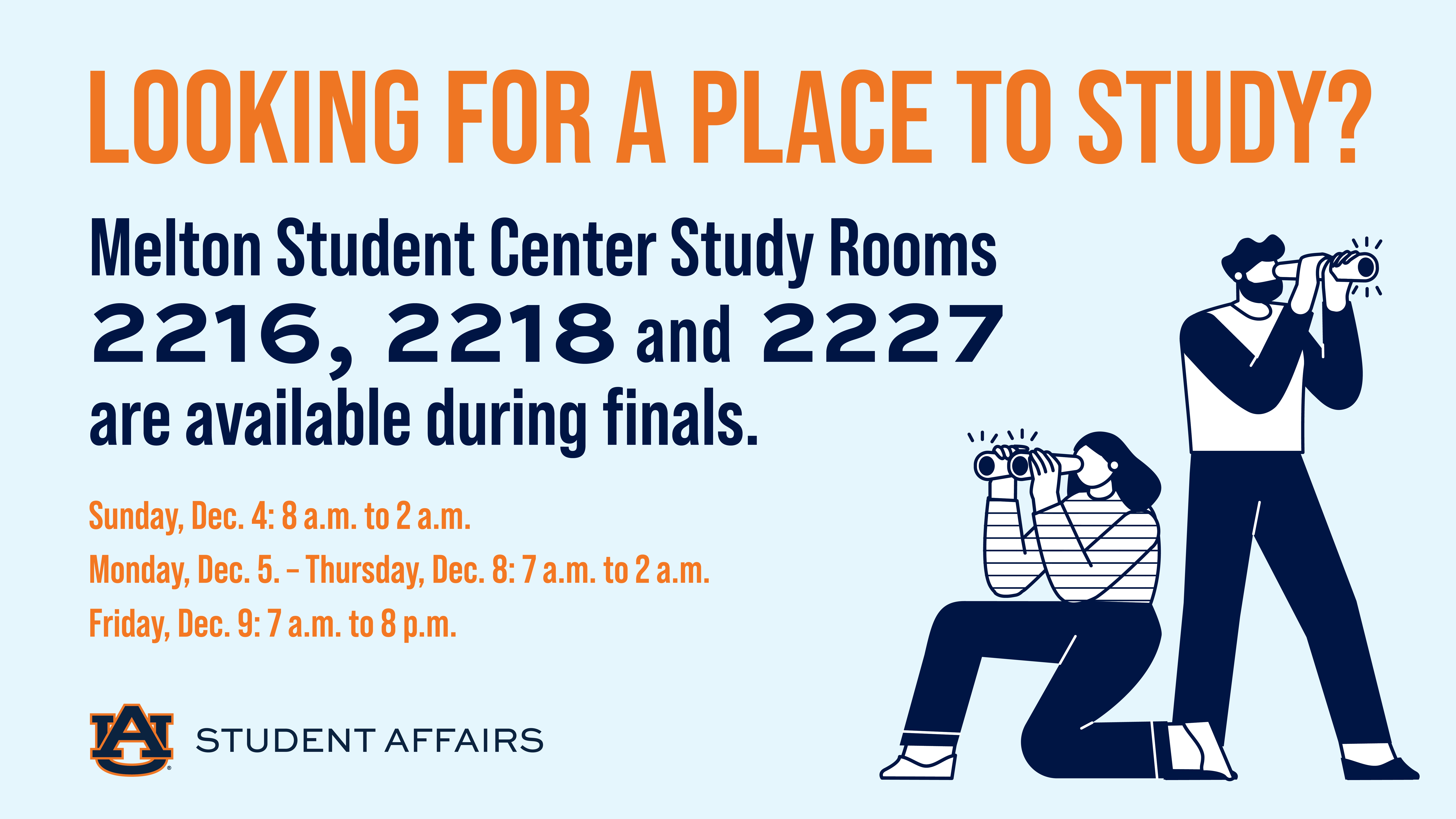 Melton student center fall 2022 study rooms the auburn family portal
