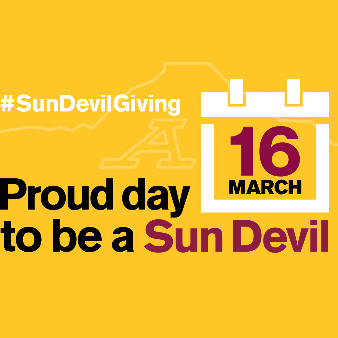 SUN DEVIL GIVING DAY IS HERE!!! The ASU Family Hub